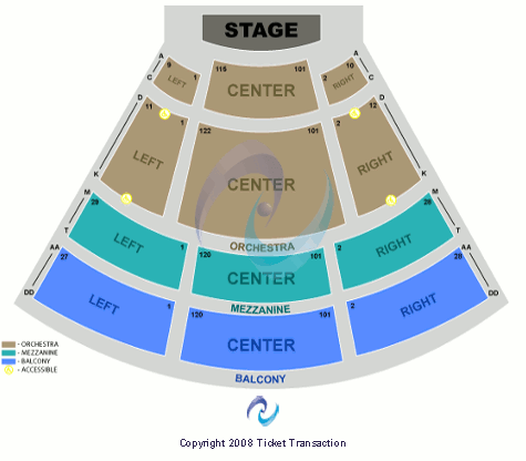 National Hispanic Cultural Center Albuquerque Journal Theatre End Stage Seating Chart